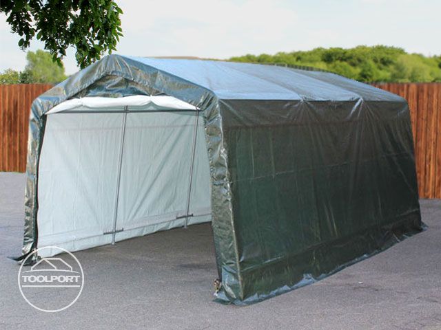 Zeltgarage Garagenzelt Carport Unterstand Schuppen Auto Garage PE 450 N |  eBay.de