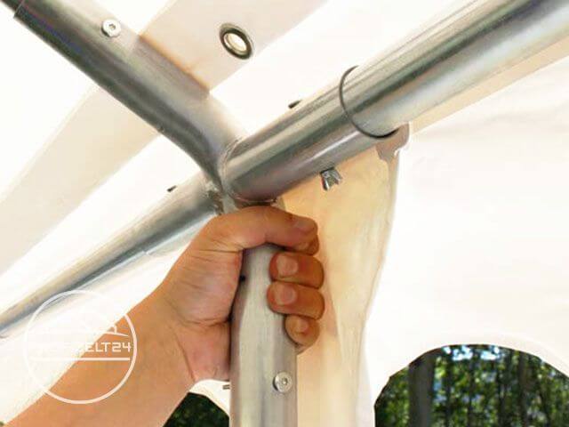 Rundprofil-Rohre mit Verbinder