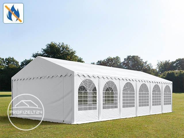 Ein feuersicheres PVC Partyzelt in der Größe 6x12m