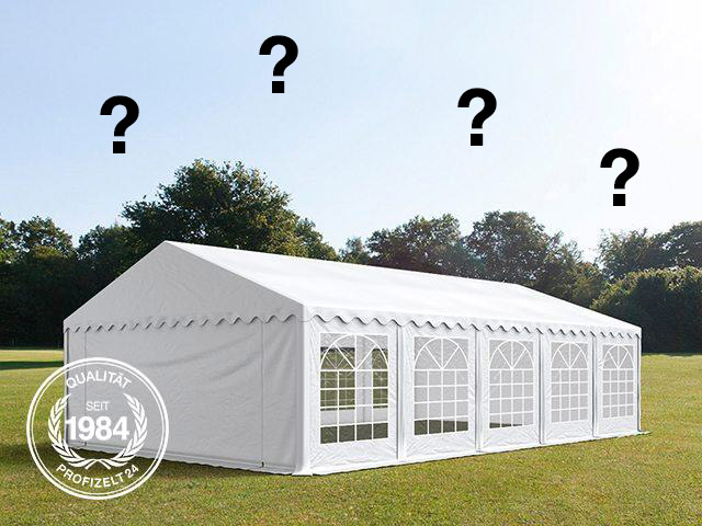 Welche Partyzeltgröße brauche ich?