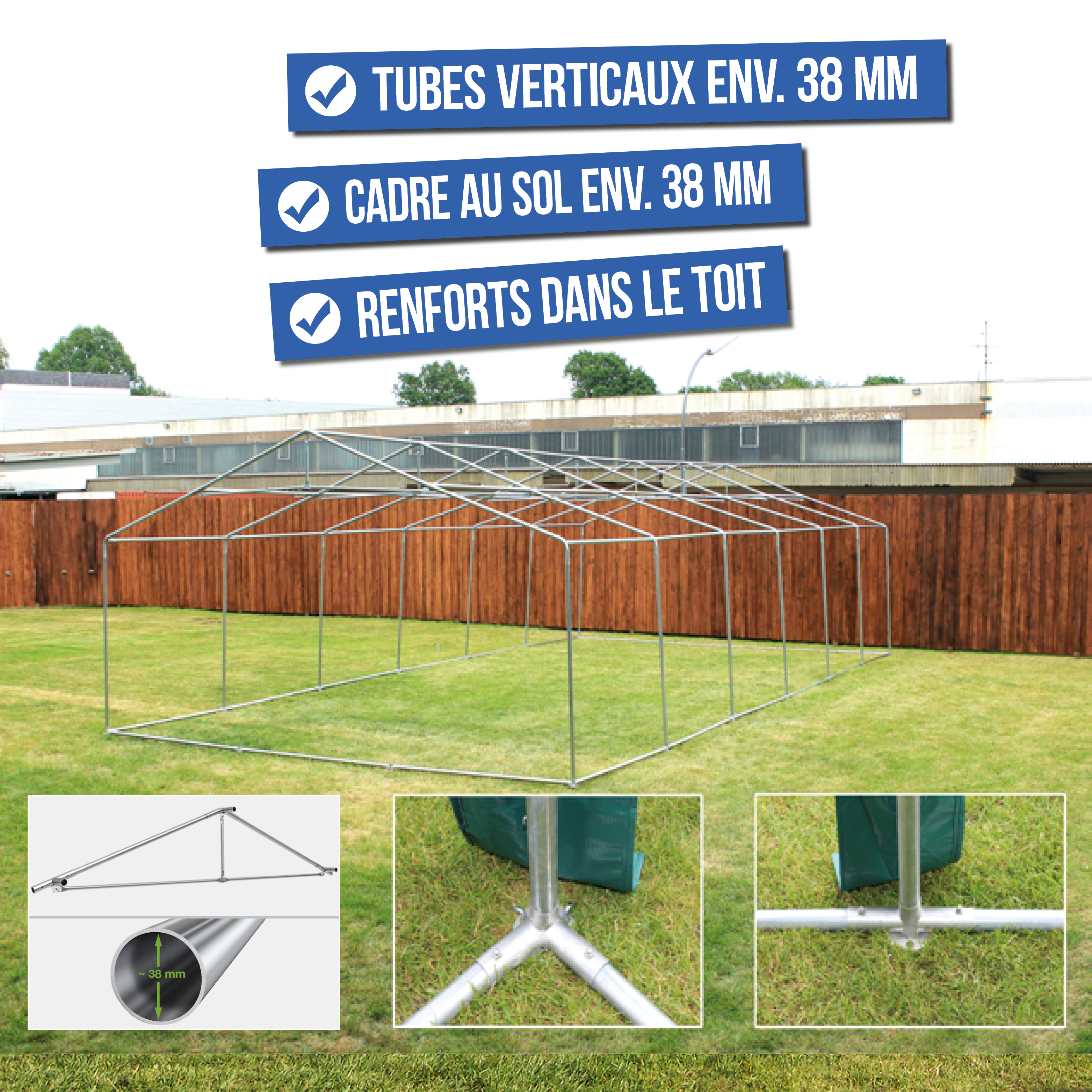 Tente de stockage